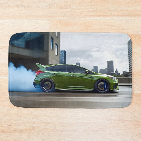 Item preview, Green Ford Focus RS Poster – Bold, Bright, and Built for Performance designed and sold by AutoPopStudio.