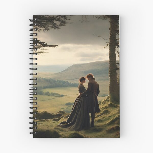 Artikelvorschau, Outlander – Jamie und Claire Gemälde entworfen und verkauft von dealchica.