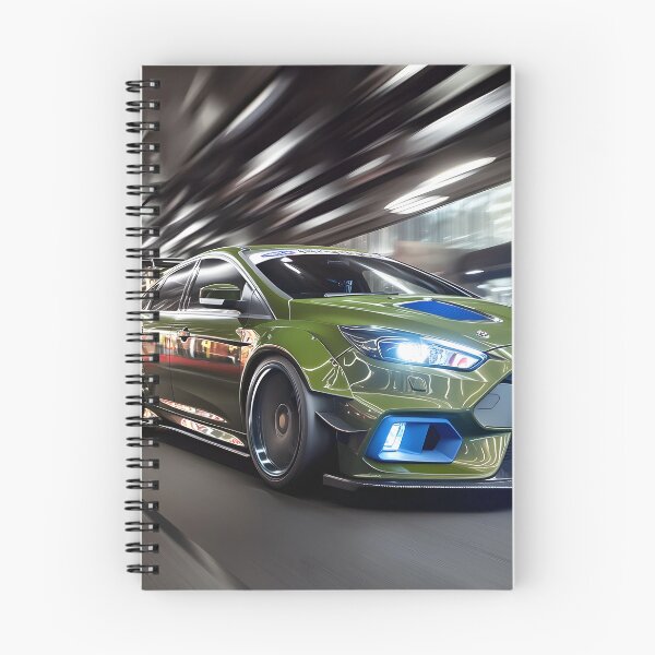 Item preview, Green Ford Focus RS Poster – Bold, Bright, and Built for Performance II designed and sold by AutoPopStudio.
