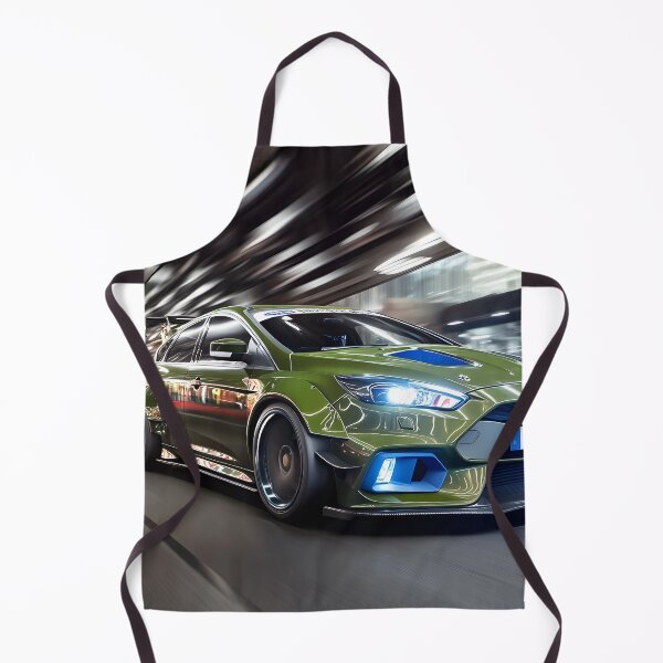 Item preview, Green Ford Focus RS Poster – Bold, Bright, and Built for Performance II designed and sold by AutoPopStudio.