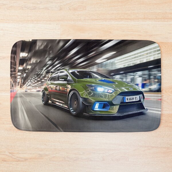 Item preview, Green Ford Focus RS Poster – Bold, Bright, and Built for Performance II designed and sold by AutoPopStudio.