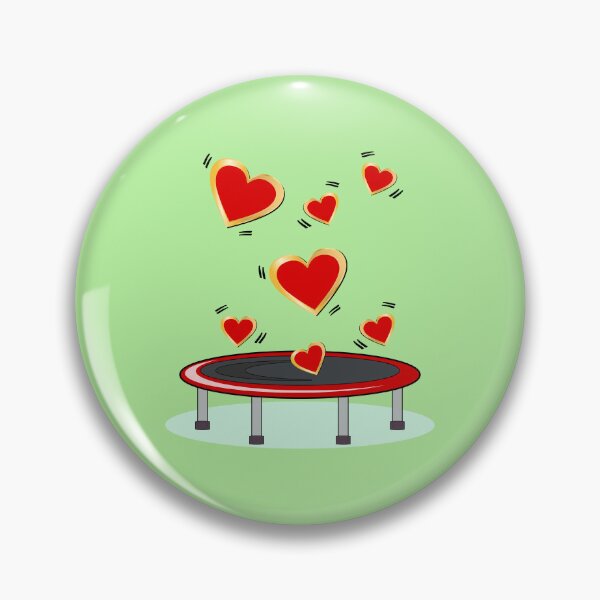 Item preview, trampoline jumping HEART designed and sold by minimalartstory.