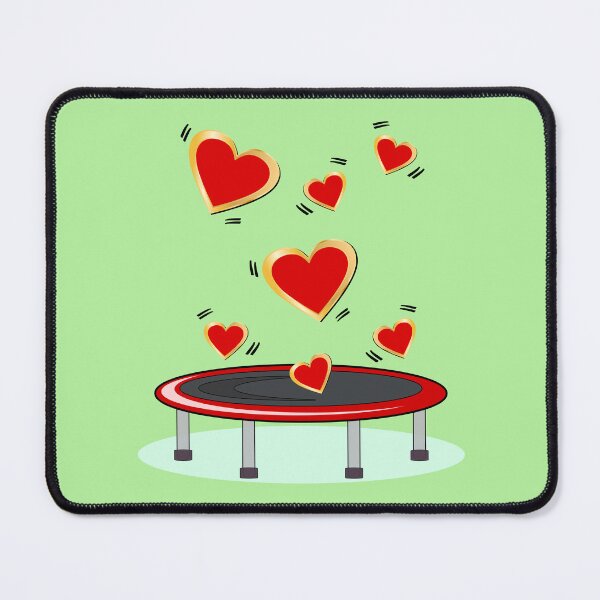 Item preview, trampoline jumping HEART designed and sold by minimalartstory.