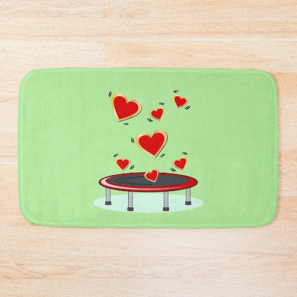 Item preview, trampoline jumping HEART designed and sold by minimalartstory.