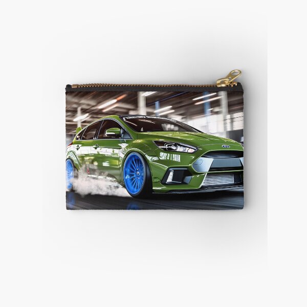 Item preview, Green Ford Focus RS Poster – Bold, Bright, and Built for Performance III designed and sold by AutoPopStudio.