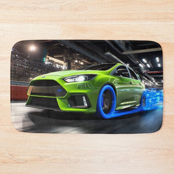 Item preview, Green Ford Focus RS Poster – Bold, Bright, and Built for Performance V designed and sold by AutoPopStudio.