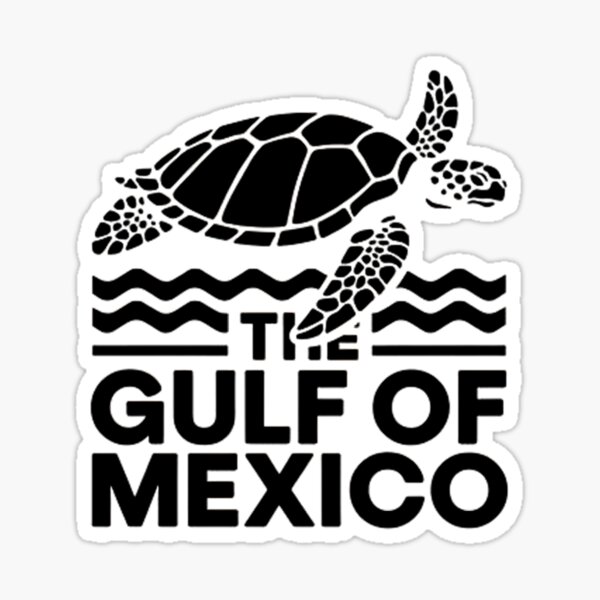 Item preview, THE GULF OF MEXICO - sea turtle designed and sold by CuteCanvas⭐.