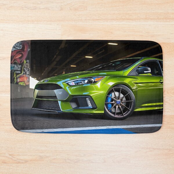 Item preview, Green Ford Focus RS Poster – Bold, Bright, and Built for Performance IV designed and sold by AutoPopStudio.