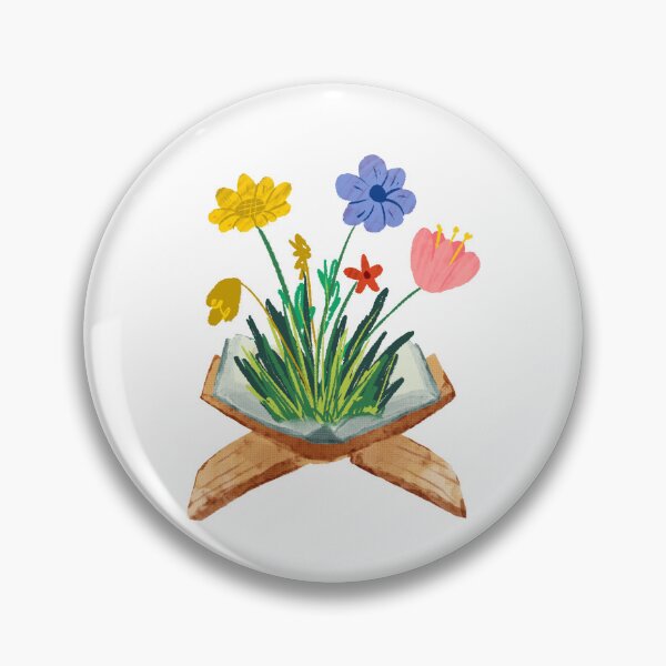 Item preview, Special open book flower sticker designed and sold by DesignPMG.