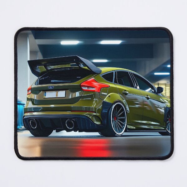 Item preview, Green Ford Focus RS Poster – Bold, Bright, and Built for Performance VI designed and sold by AutoPopStudio.