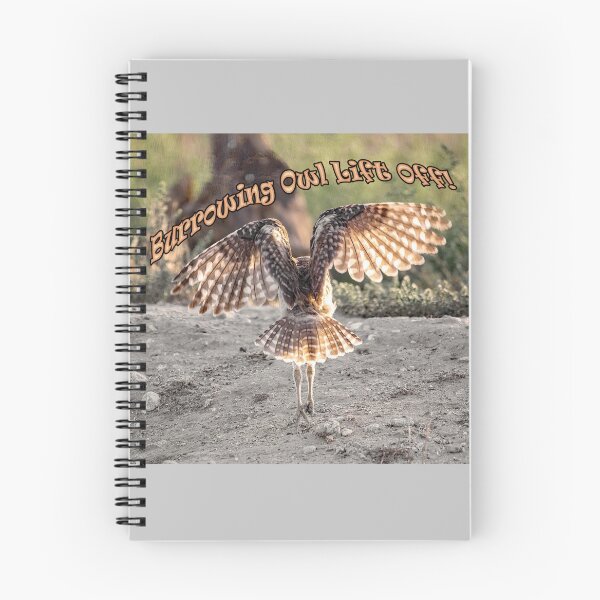 Item preview, Burrowing Owl Lift Off designed and sold by CarolM.