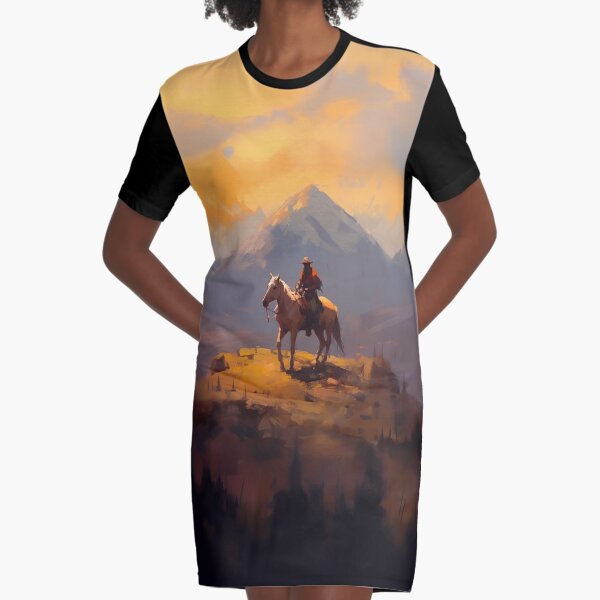 Vista previa del artículo con la obra «El guardabosques. Obra de arte al óleo original. Pintura vaquera del oeste. Impresión de arte digital. Póster. Decoración del hogar.», diseñado y vendido por organicflowart.