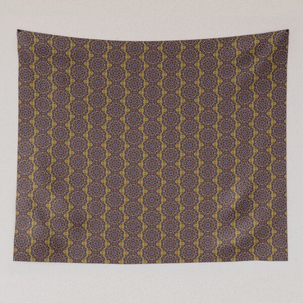 Item preview, Afro-centric Pattern Octagonal shape in Shades of Yellow, Lilac and Orange Accents designed and sold by MimsTees.
