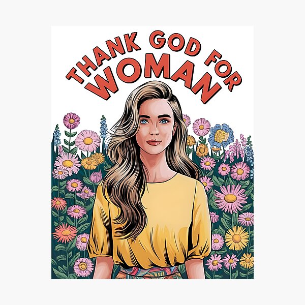 Item preview, Thank God for Women!  designed and sold by Vivid Art Zone.