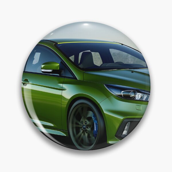Item preview, Green Ford Focus RS Poster – Bold, Bright, and Built for Performance VII designed and sold by AutoPopStudio.