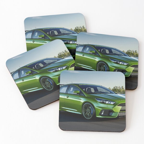 Item preview, Green Ford Focus RS Poster – Bold, Bright, and Built for Performance VII designed and sold by AutoPopStudio.