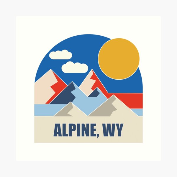 Item preview, Alpine, Wyoming designed and sold by Woggy-Doodles-.
