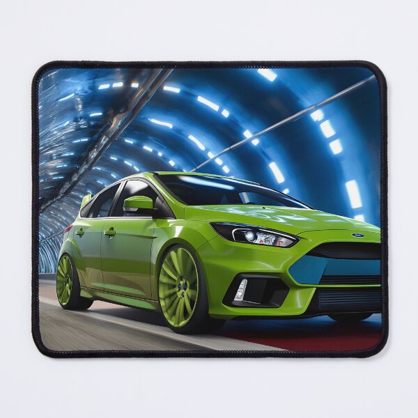 Item preview, Green Ford Focus RS Poster – Bold, Bright, and Built for Performance VIII designed and sold by AutoPopStudio.