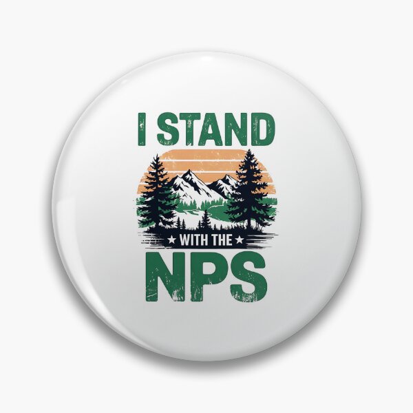 Item preview, I Stand With The NPS - National Park Support designed and sold by Spaceslafr.