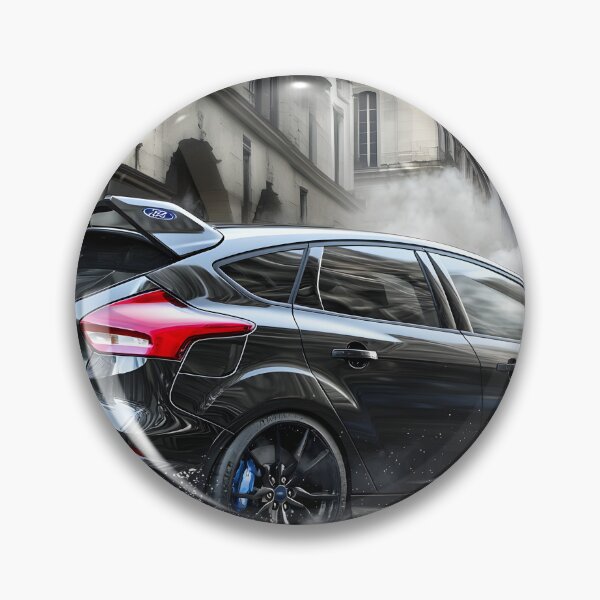 Item preview, Black Ford Focus RS Poster – The Ultimate Stealth Machine IV designed and sold by AutoPopStudio.