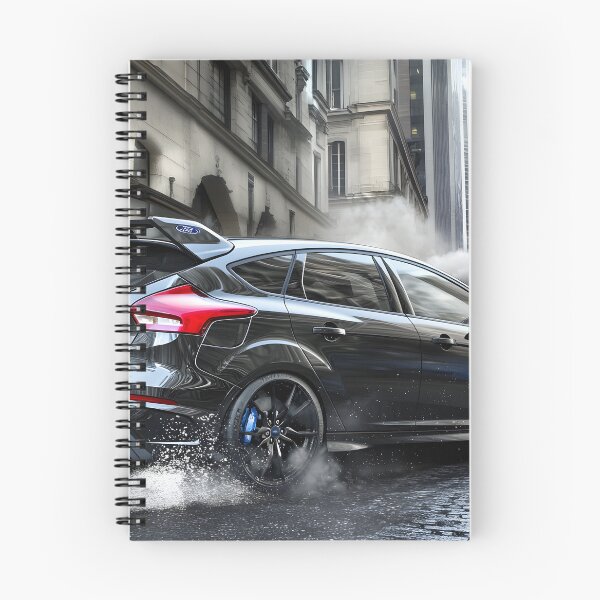 Item preview, Black Ford Focus RS Poster – The Ultimate Stealth Machine IV designed and sold by AutoPopStudio.
