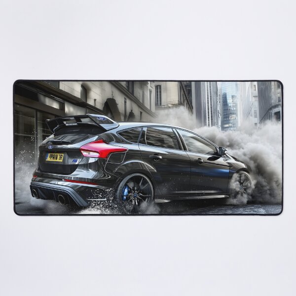 Item preview, Black Ford Focus RS Poster – The Ultimate Stealth Machine IV designed and sold by AutoPopStudio.