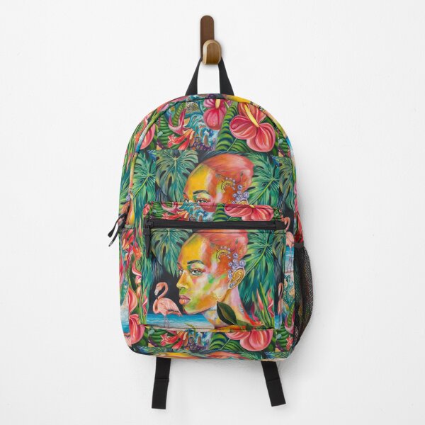 Item preview, Tropical Birds And Flowers - Orange Bliss designed and sold by CanvasCarousel.