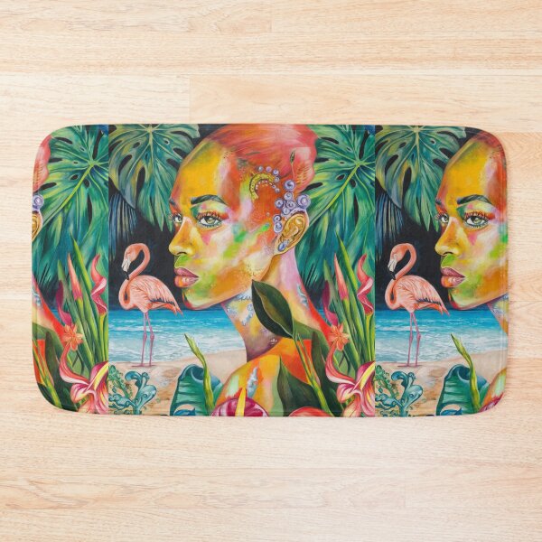 Item preview, Tropical Birds And Flowers - Orange Bliss  designed and sold by CanvasCarousel.