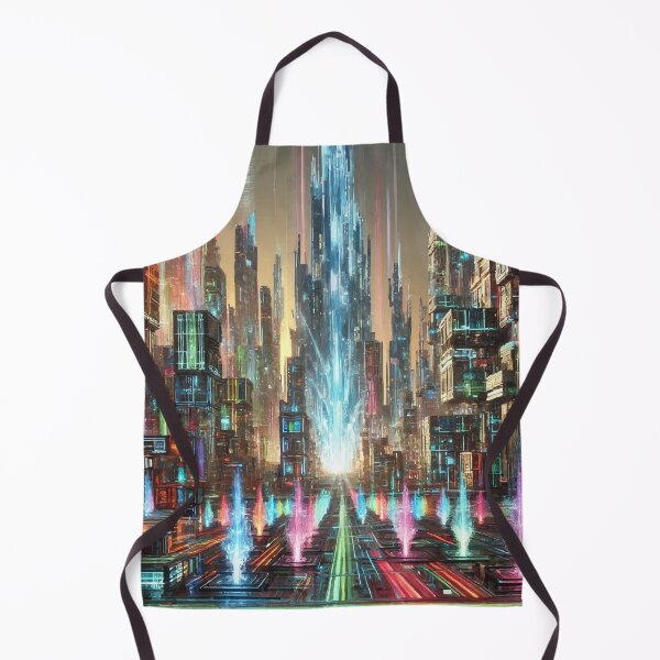 Item preview, Neon Metropolis: The City of Light designed and sold by AbstractAnom.
