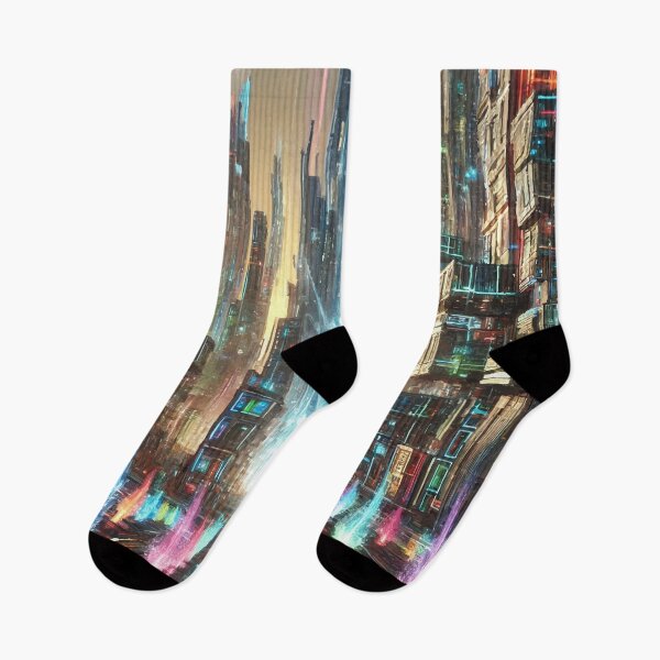 Item preview, Neon Metropolis: The City of Light designed and sold by AbstractAnom.