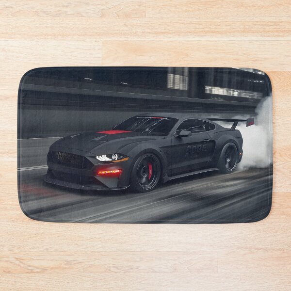 Item preview, Black Ford Mustang Dark Horse Poster – Pure Muscle, Ultimate Presence designed and sold by AutoPopStudio.