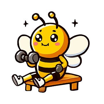Artwork thumbnail, Beecep Workout Bee Bag by Rhysy-Peasy