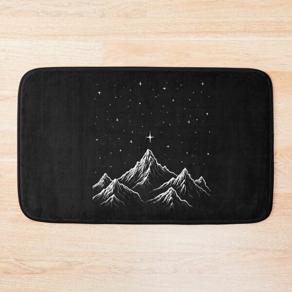 Item preview,  Modern Trendy Mountain Stars at night designed and sold by SOUFIANE1991.