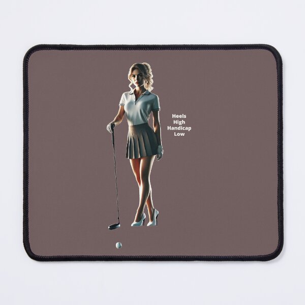 Item preview, Woman Golfer Holding a Golf Club and Wearing a Skirt URM designed and sold by urmaddad.