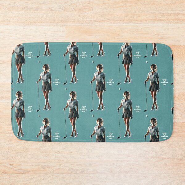 Item preview, Woman Golfer Holding a Golf Club and Wearing a Skirt URM designed and sold by urmaddad.