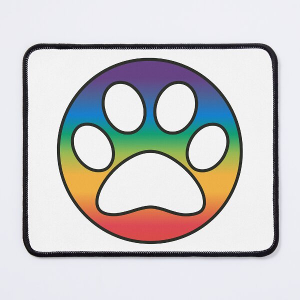 Item preview, Rainbow Bridge Pet Loss Pride Dog Cat Sympathy Paw designed and sold by MoePark.