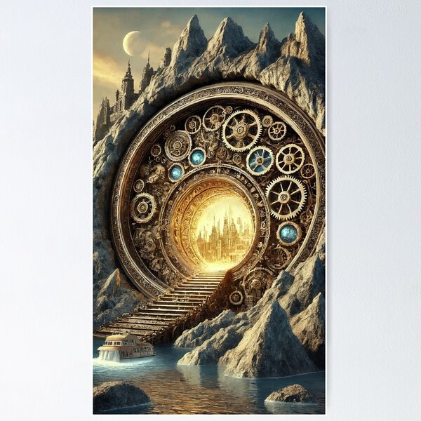 Item preview, The Clockwork Gateway: Portal to a Lost Era designed and sold by AbstractAnom.