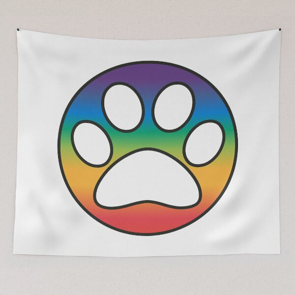Item preview, Rainbow Bridge Pet Loss Pride Dog Cat Sympathy Paw designed and sold by MoePark.