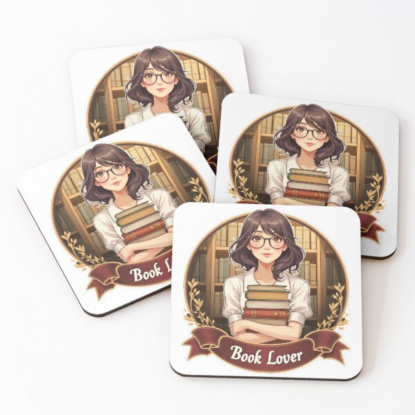 Item preview, Anime Librarian Girl - Book Lover designed and sold by duke818.