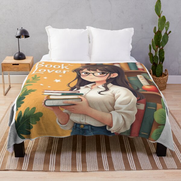 Item preview, Anime Librarian Girl - Book Lover designed and sold by duke818.