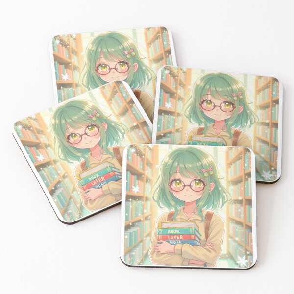 Item preview, Anime Librarian Girl - Book Lover designed and sold by duke818.