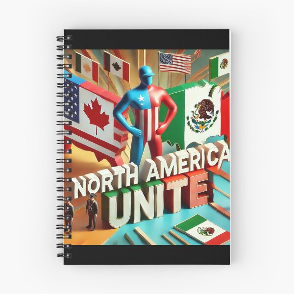 Item preview, "North America Unite: Together as One" designed and sold by MySheetMusicArt.