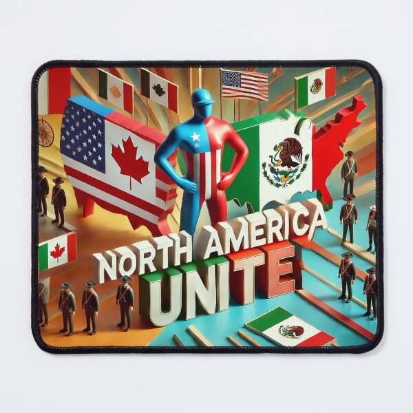 Item preview, "North America Unite: Together as One" designed and sold by MySheetMusicArt.