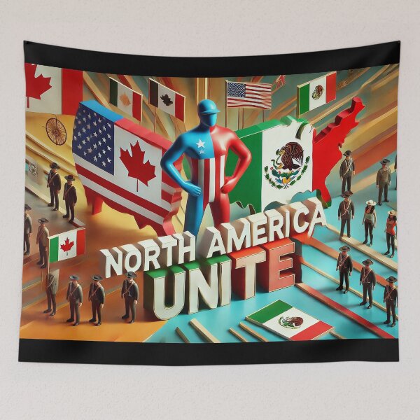 Item preview, "North America Unite: Together as One" designed and sold by MySheetMusicArt.