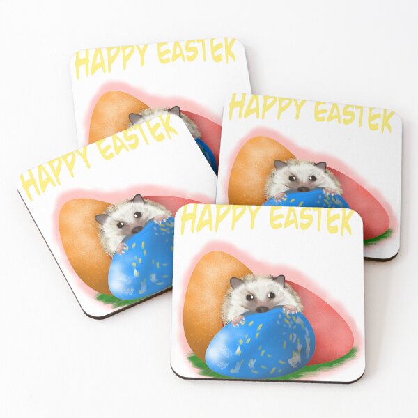 Item preview, Happy Easter Hedgehog 2025 designed and sold by Black shirt Graphics.