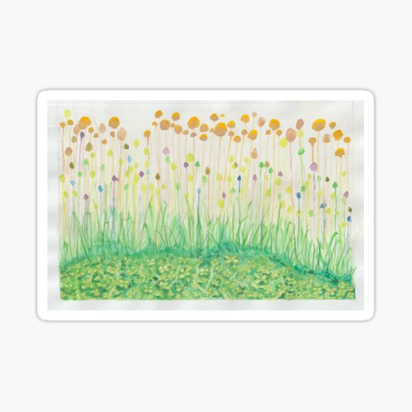 Vista previa del artículo con la obra «Pradera llena de flores», diseñado y vendido por gemmabuellarts.