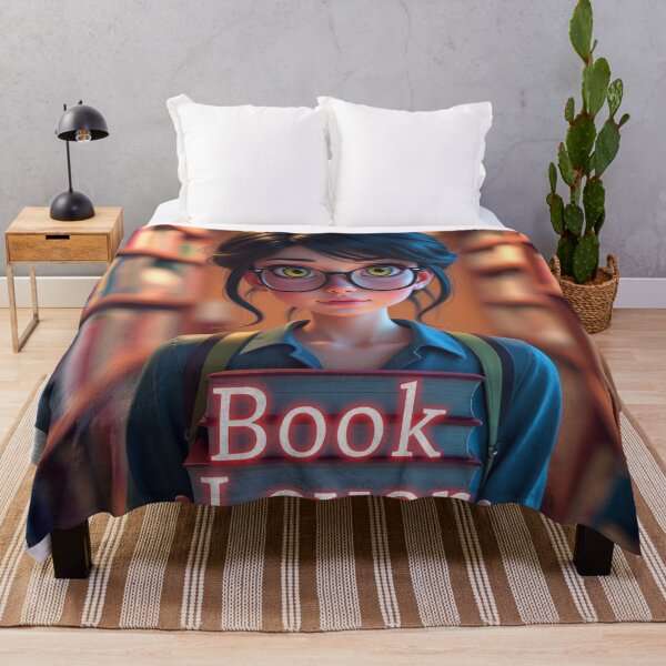 Item preview, Anime Librarian Girl - Book Lover designed and sold by duke818.