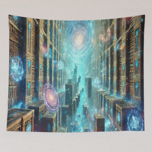 Item preview, Celestial Archive: The Library of the Universe designed and sold by AbstractAnom.