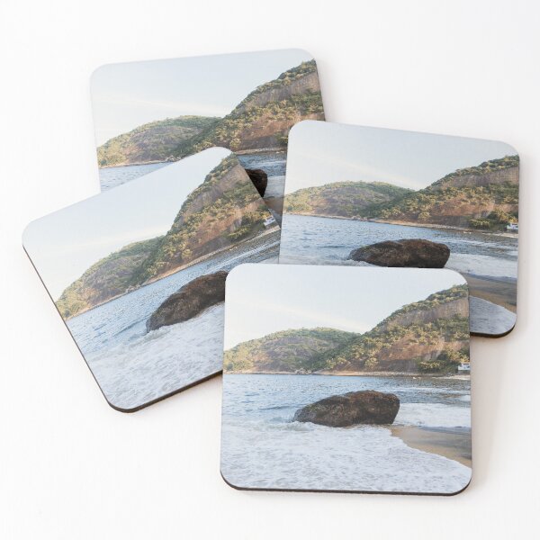Item preview, Waves Embracing the Rock - Rio de Janeiro designed and sold by anafrancisconi.