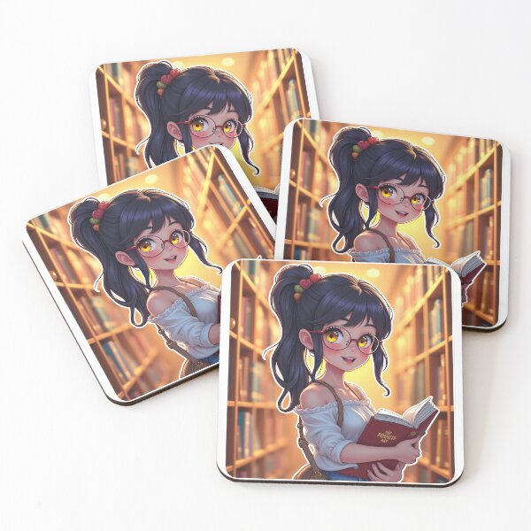 Item preview, Anime Librarian Girl - Book Lover designed and sold by duke818.